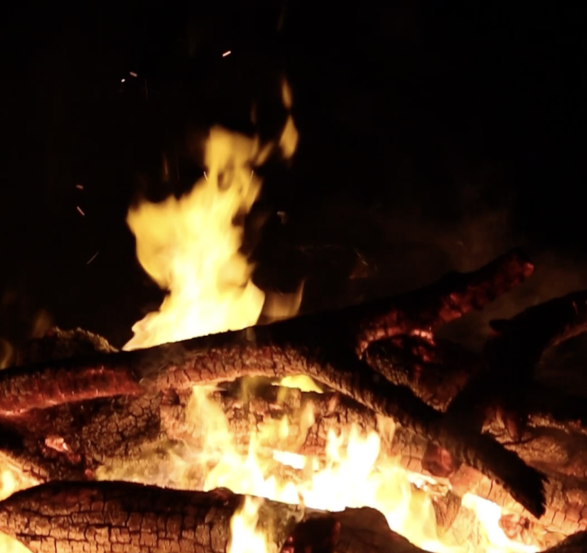 Tell stories by the campfire
